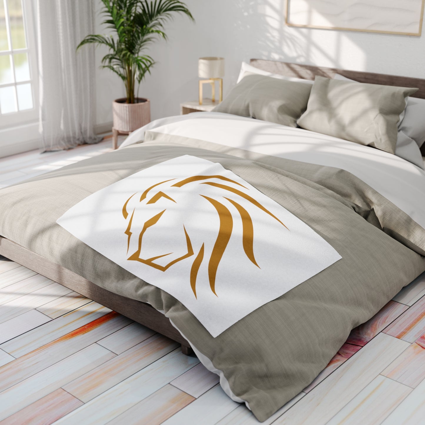 Arctic Fleece Blanket Lion