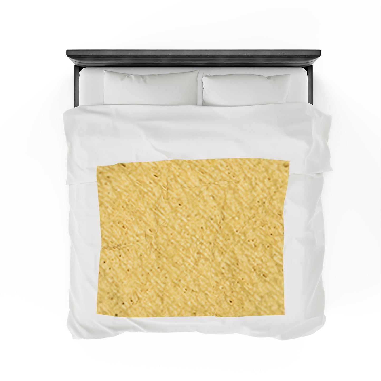 Velveteen Plush Blanket Corn shell