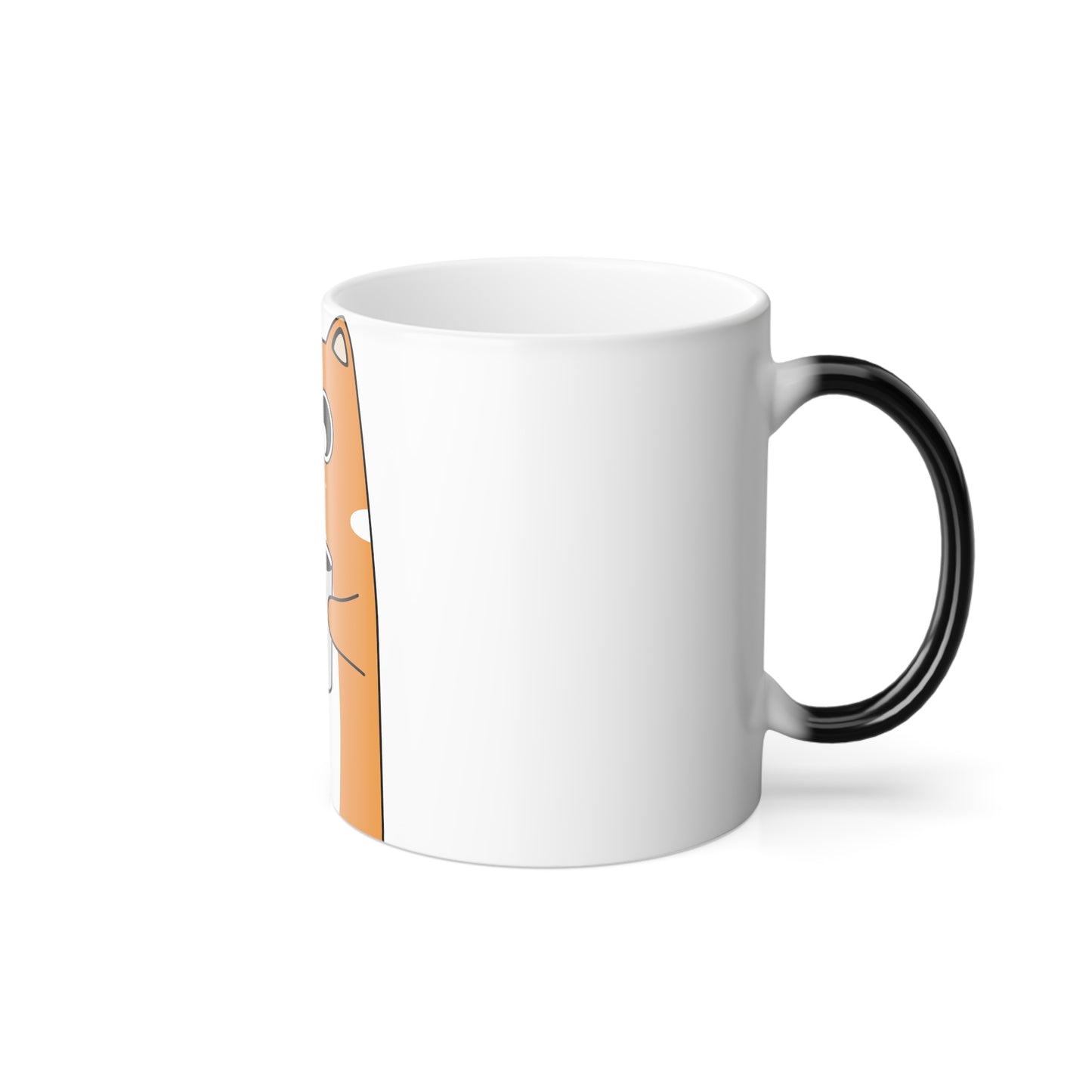 Brown Cat Color Morphing Mug, 11oz