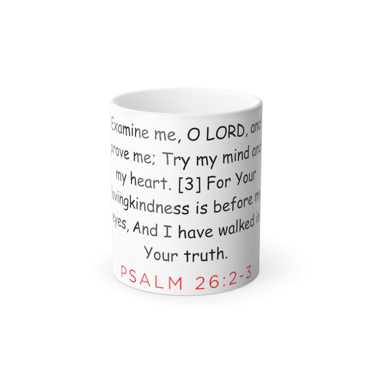 Psalm 26 Mug, 11oz
