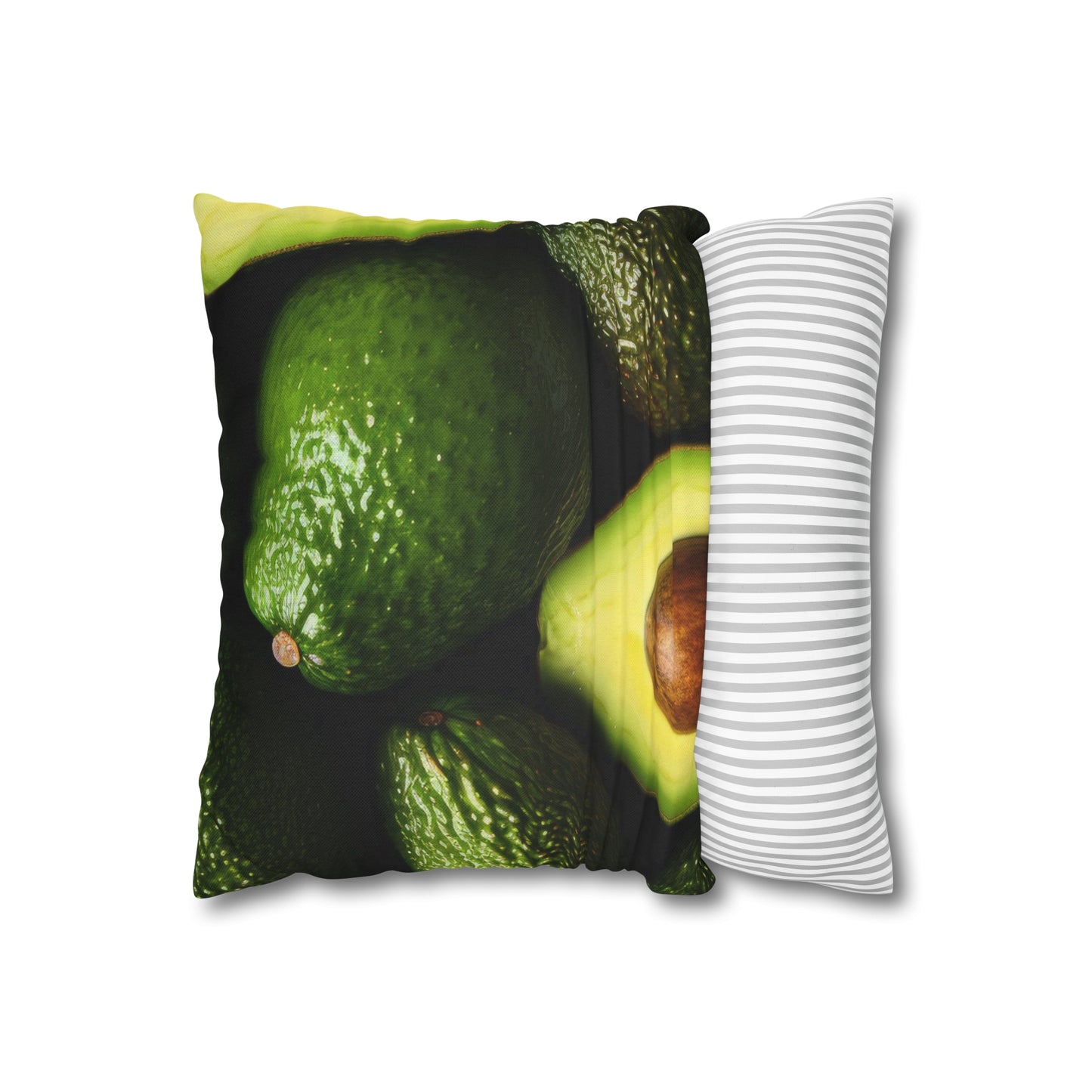 Spun Polyester Square Pillowcase Avocado 🥑