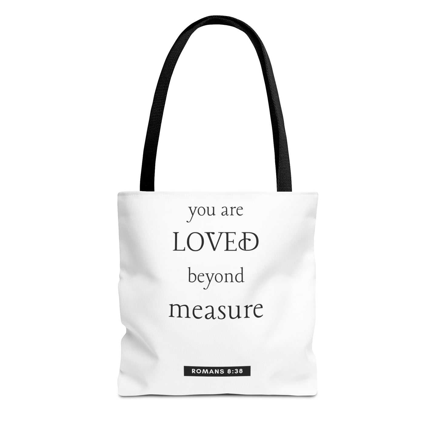 Romans 8:38 Tote Bag (AOP)