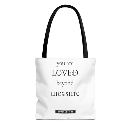 Romans 8:38 Tote Bag (AOP)