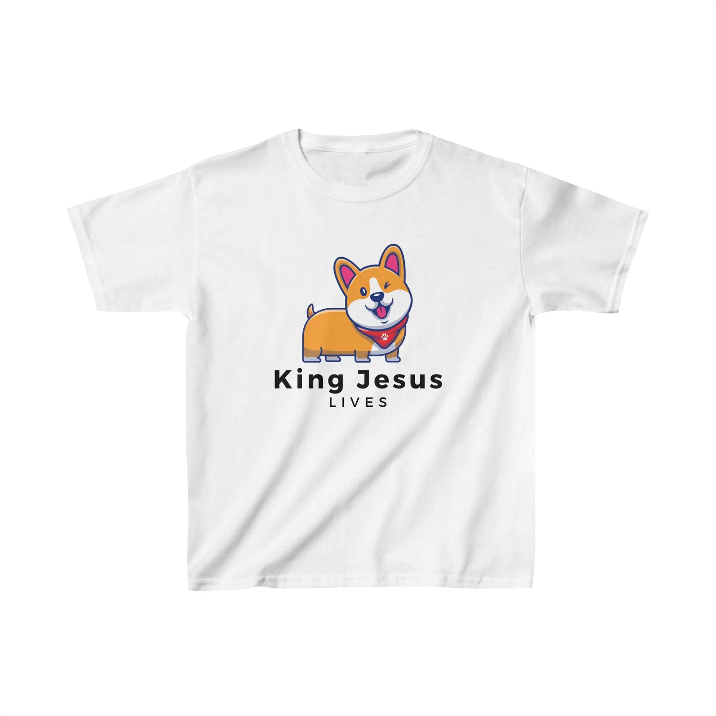 Kids Heavy Cotton™ Tee Cute Tiger Jesus