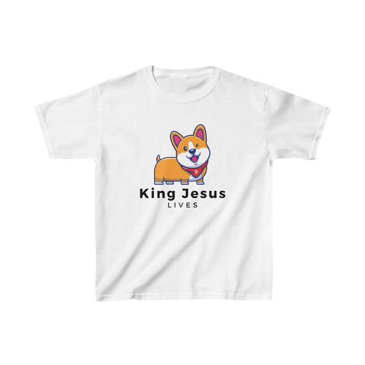 Kids Heavy Cotton™ Tee Cute Tiger Jesus