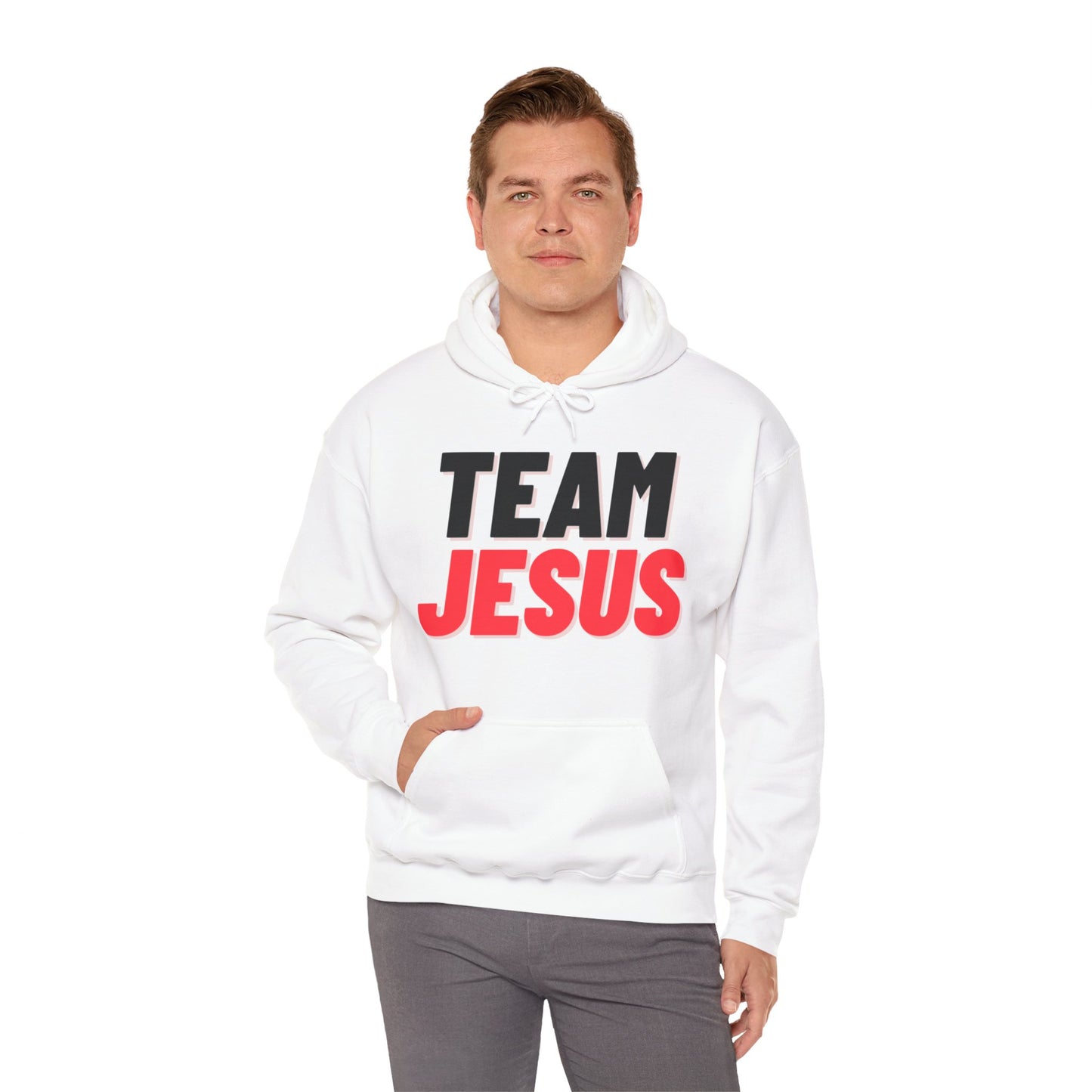 Unisex Heavy Blend™ Hooded Sweatshirt Team Jesus