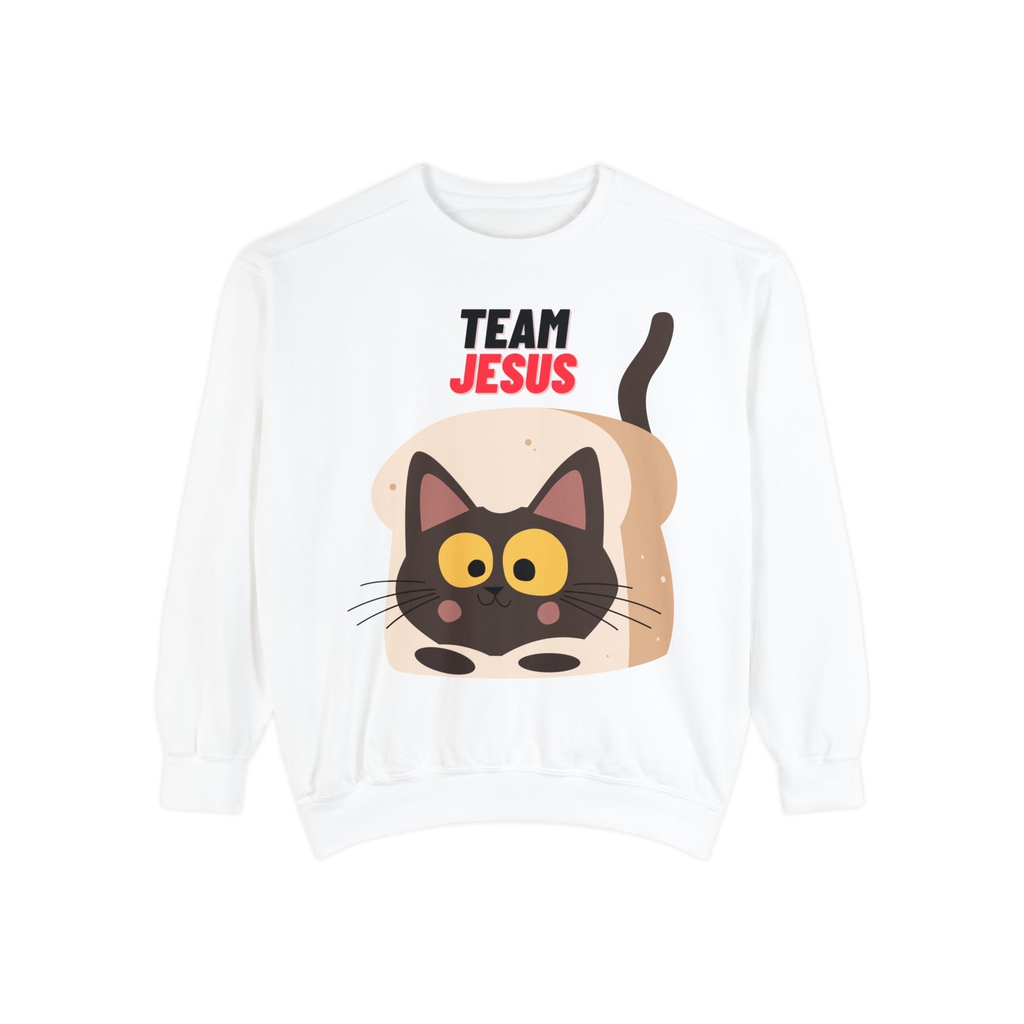 Unisex Garment-Dyed Sweatshirt Team Jesus