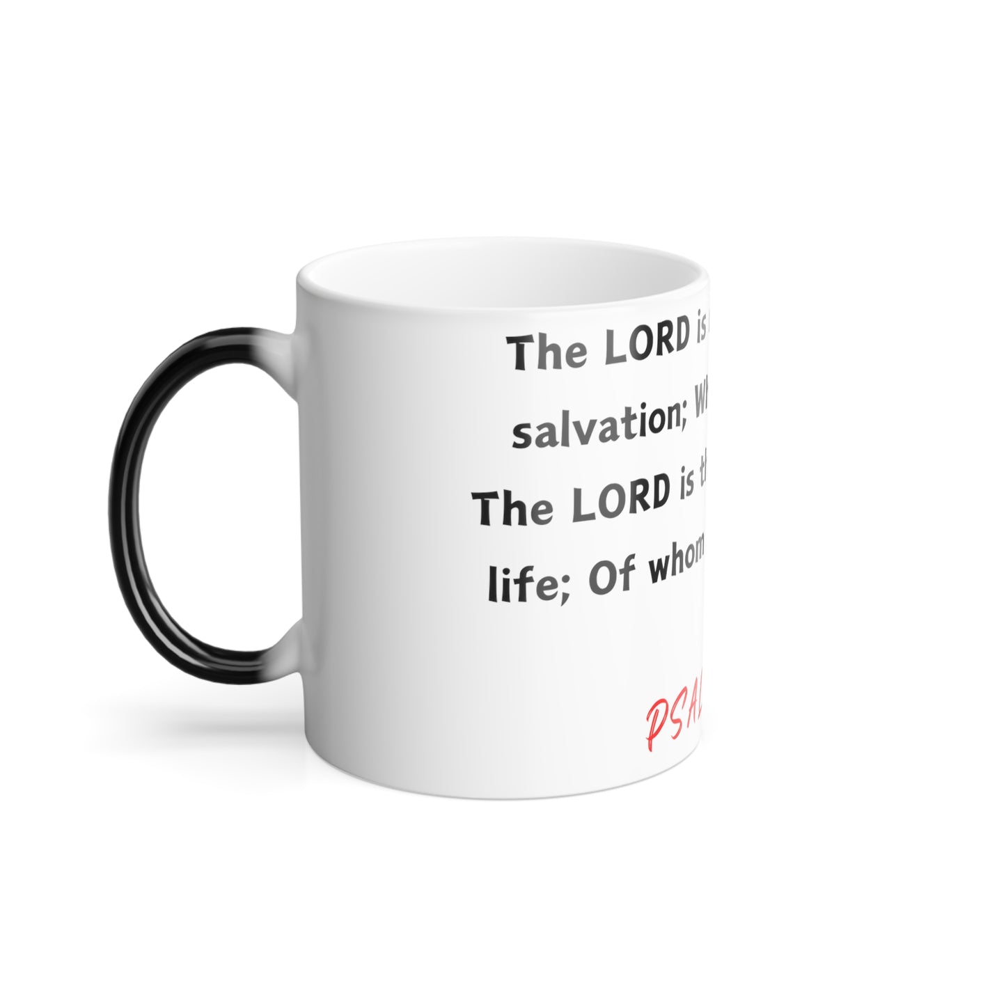 Psalm 27:1 Mug, 11oz