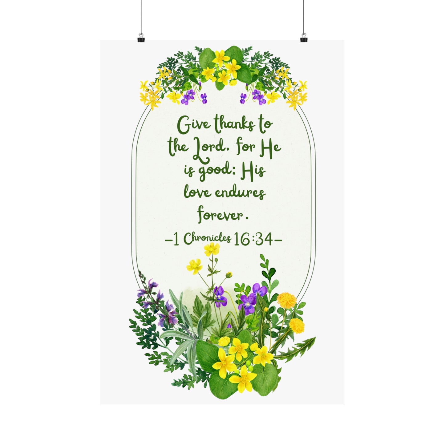 Matte Vertical Posters