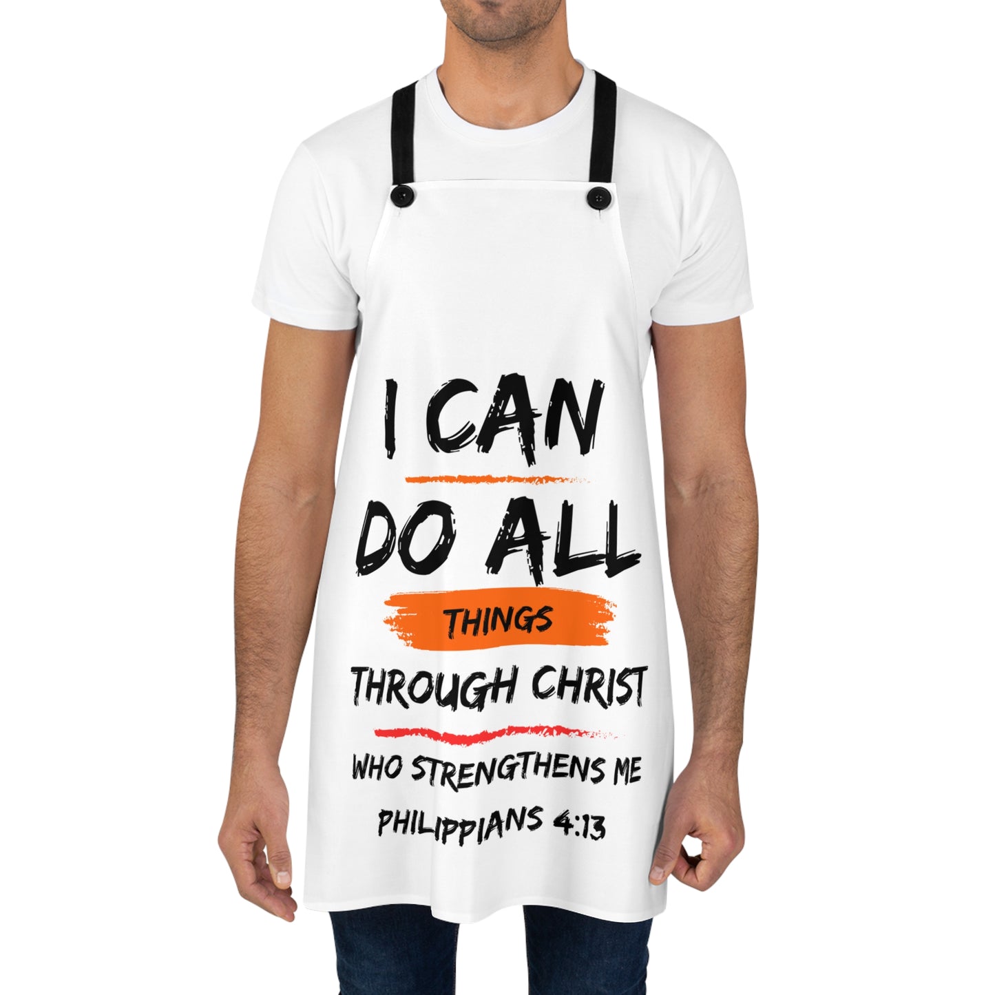 I Can Do All Things Apron (AOP)