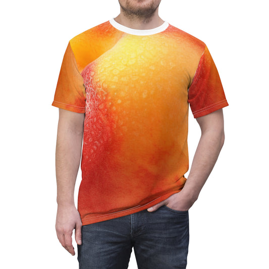 Unisex Cut & Sew Tee (AOP) 🍑