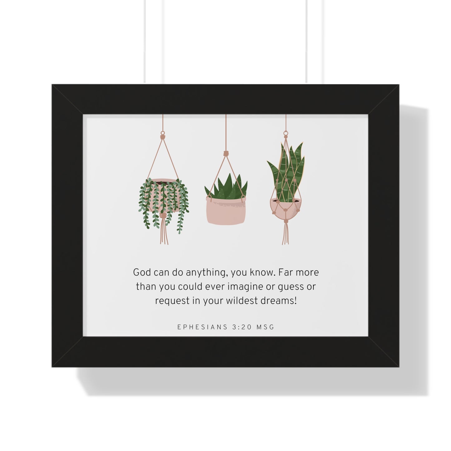 Framed Horizontal Poster