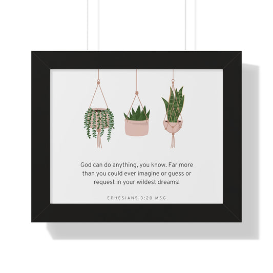 Framed Horizontal Poster