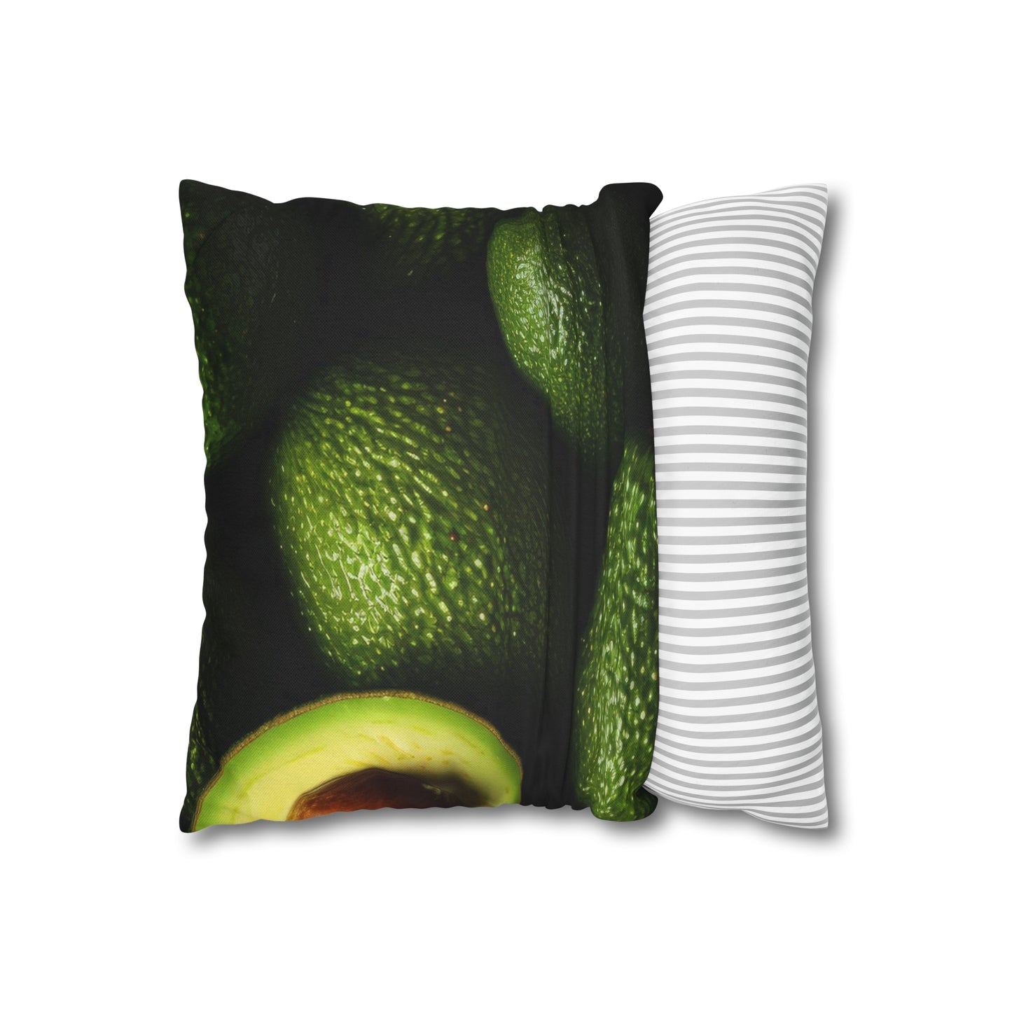 Spun Polyester Square Pillowcase Avocado 🥑