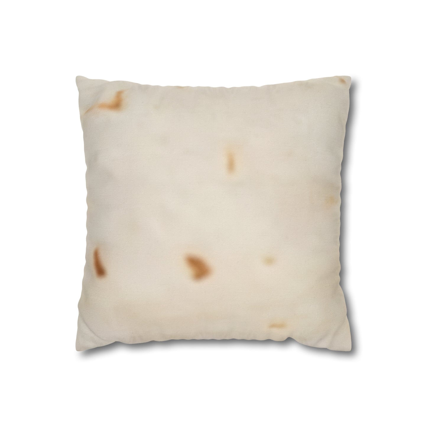 Spun Polyester Square Pillowcase soft taco
