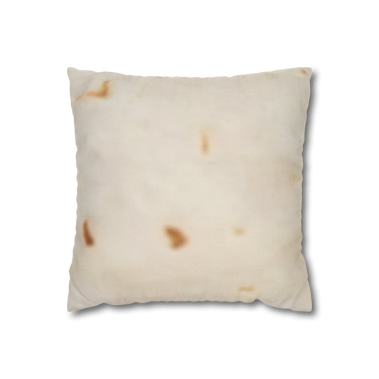 Spun Polyester Square Pillowcase soft taco