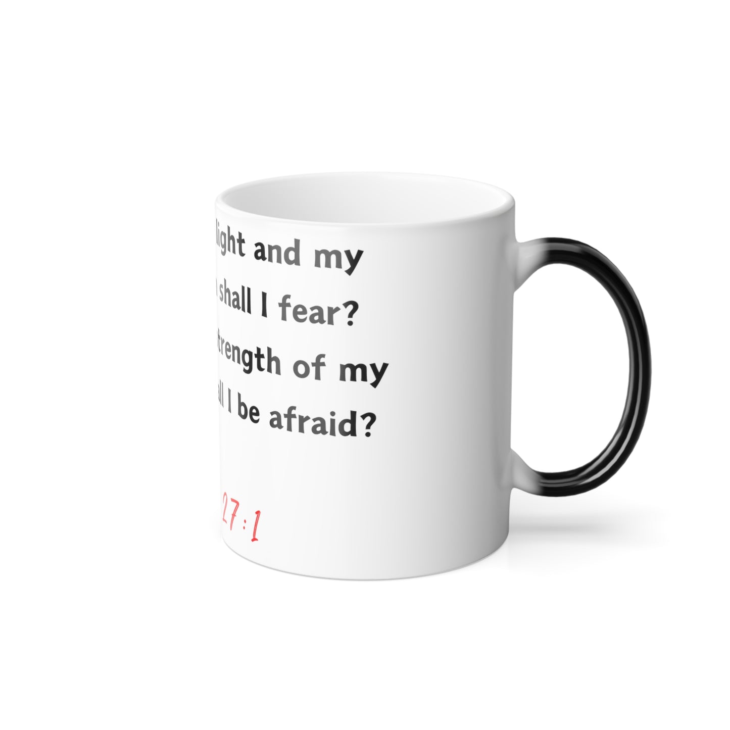 Psalm 27:1 Mug, 11oz
