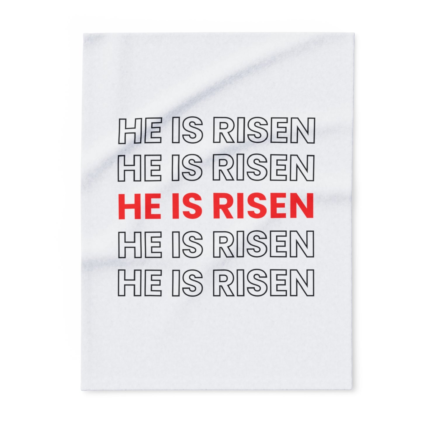 He Is Risen Arctic Fleece Blanket
