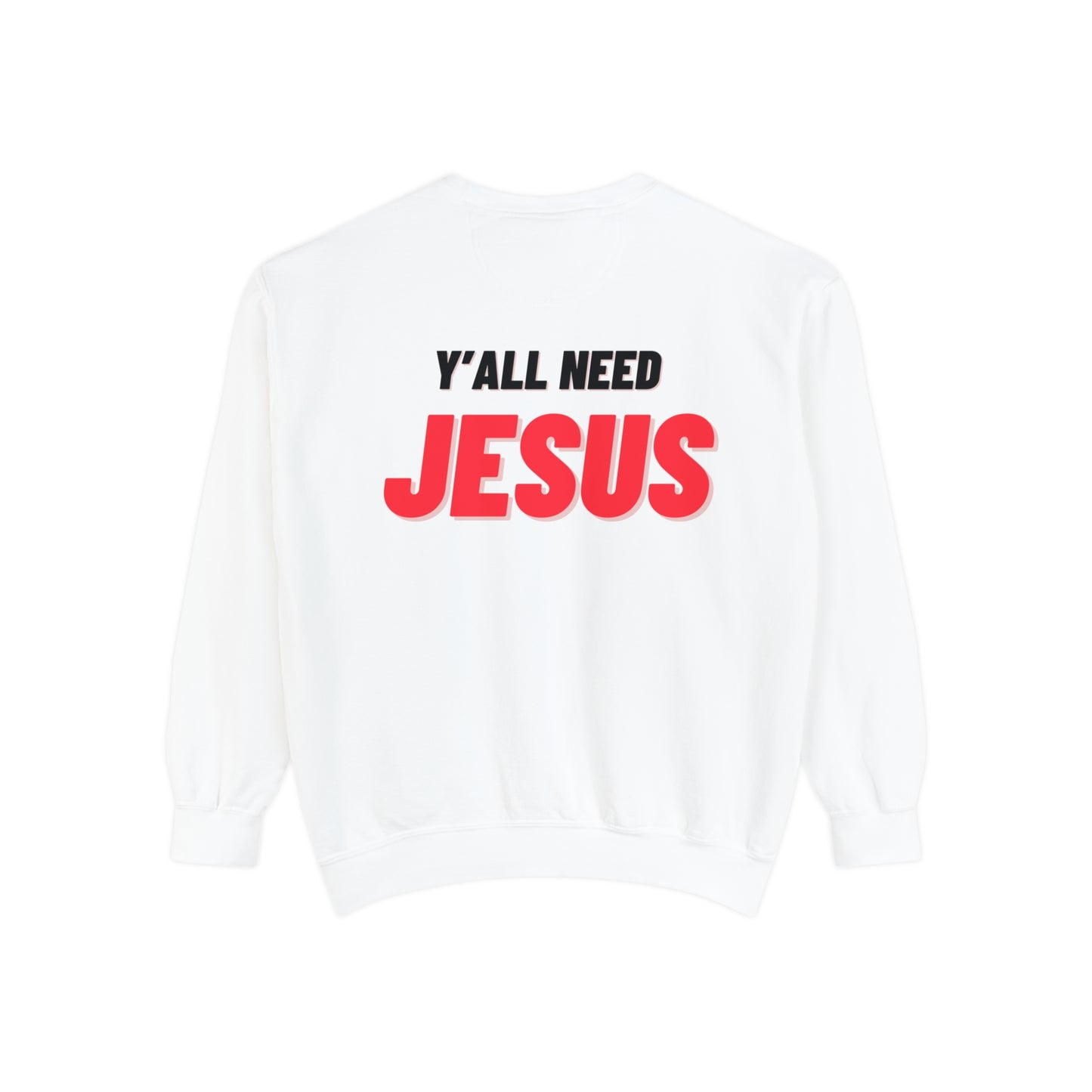 Unisex Garment-Dyed Sweatshirt Team Jesus