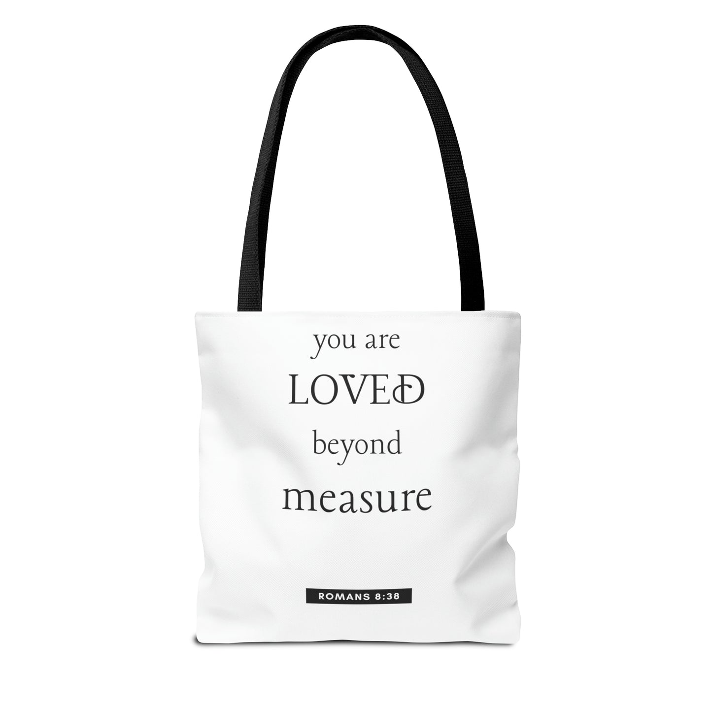 Romans 8:38 Tote Bag (AOP)