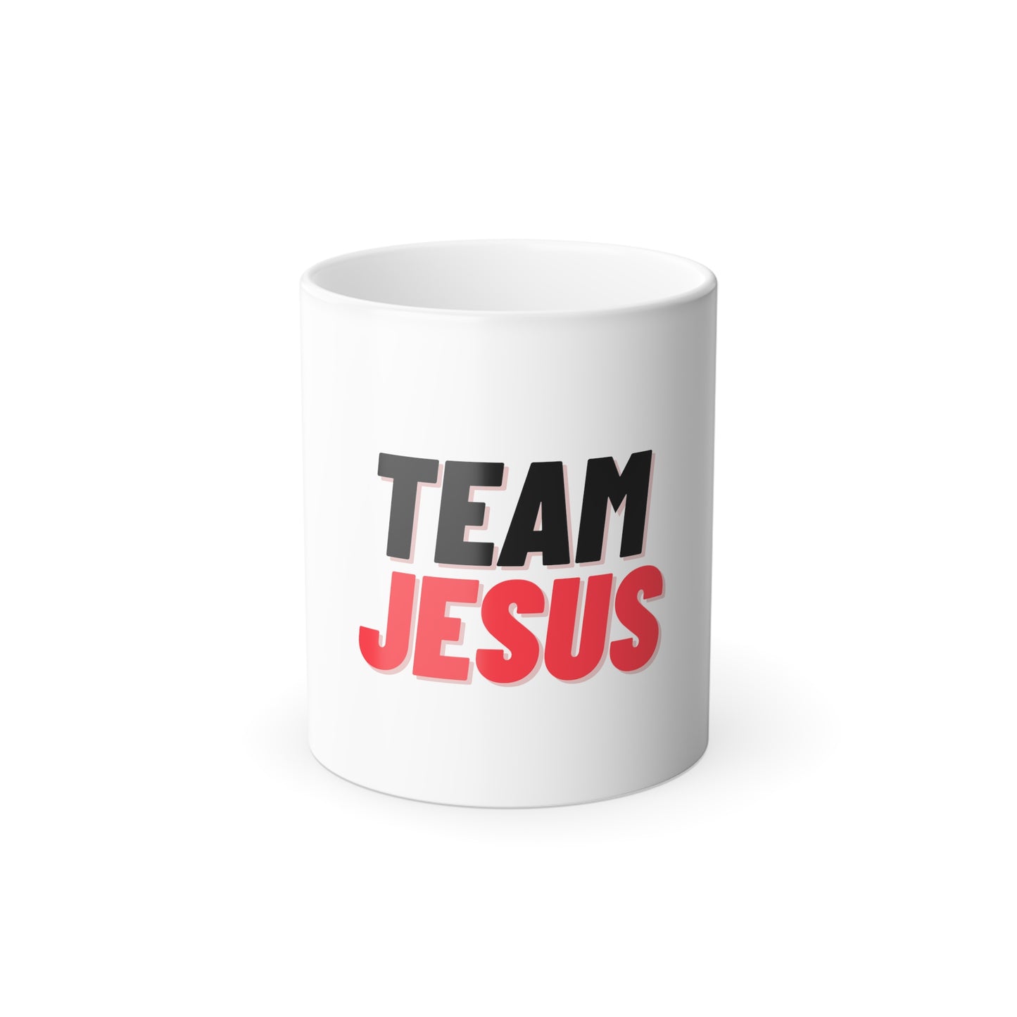 Team Jesus Color Morphing Mug, 11oz