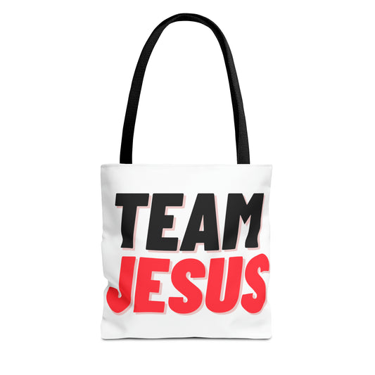 Team Jesus Tote Bag (AOP)